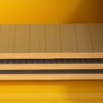 Microfiltered Hidden Fixation Sandwich Panel in Granite HDX 55 μm